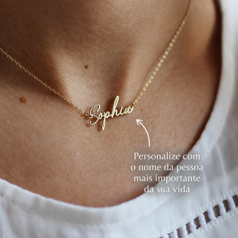 Colar Nome Eterno Personalizado
