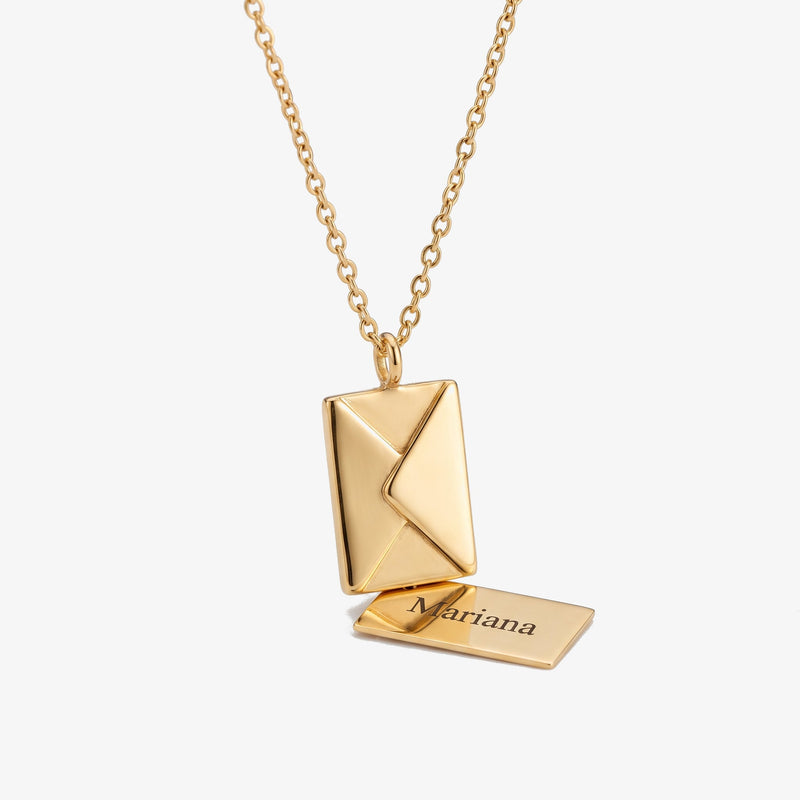 Colar Envelope com Mensagem