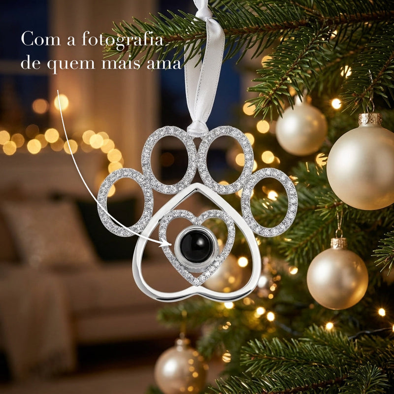 Patinha - Pendente de Natal Personalizado com Foto
